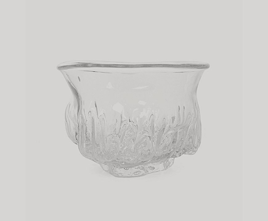 RARE GIANT GLASS BOWL VINTAGE - TABLEWARE - SACRECOEUR DESIGN STORE